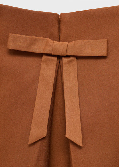 Dress With Bow Neckline