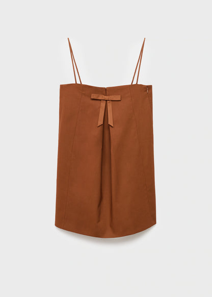 Dress With Bow Neckline