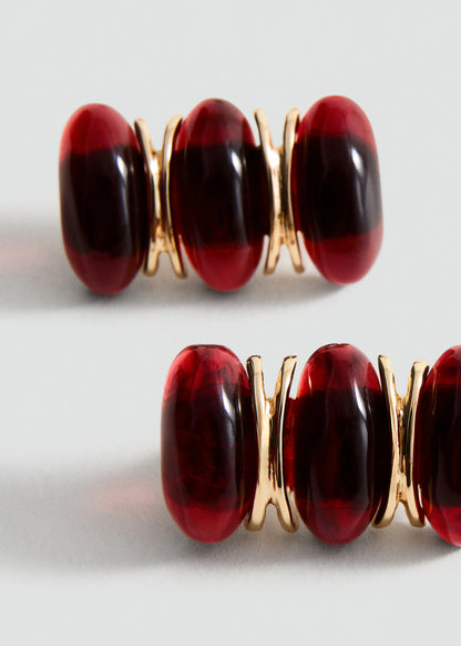 Embossed Spiral Earrings