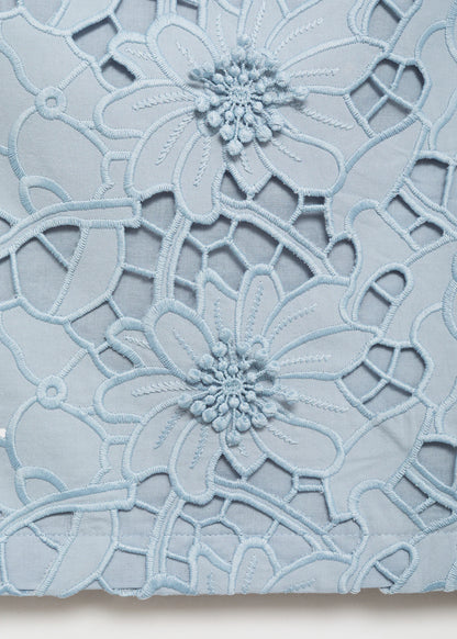 Embroidered Cotton Skirt