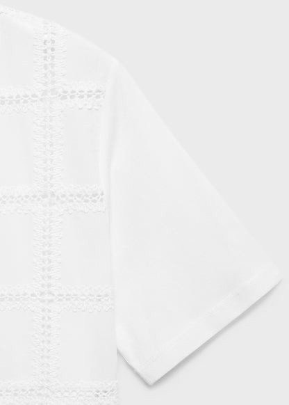 Embroidered Detail T Shirt