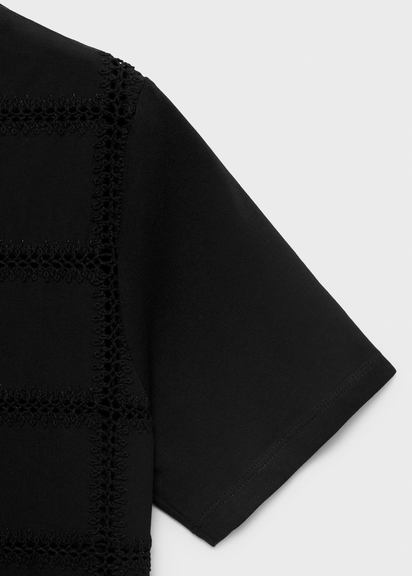 Embroidered Detail T Shirt