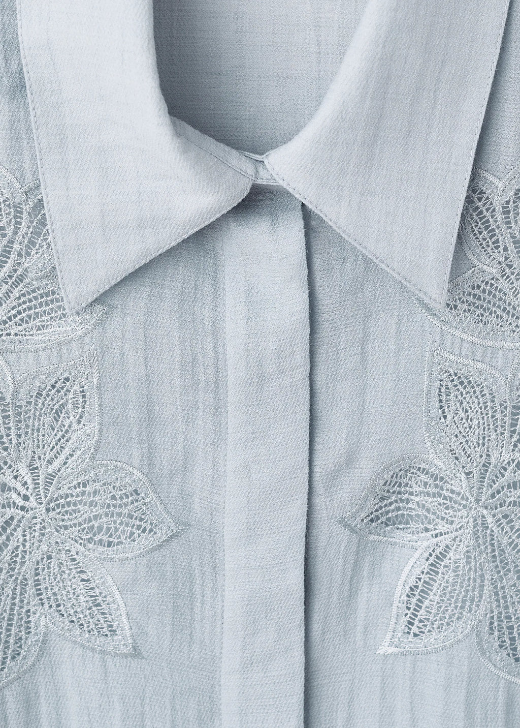 Embroidered Lyocell Blouse
