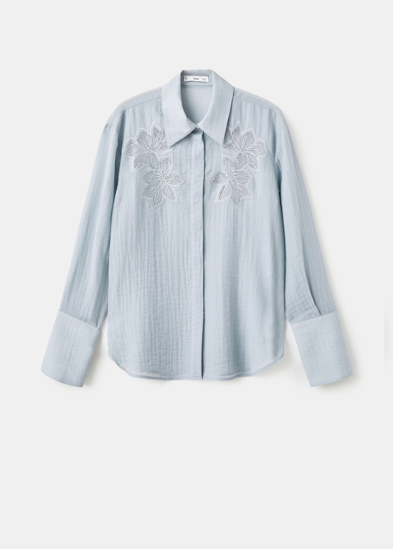 Embroidered Lyocell Blouse