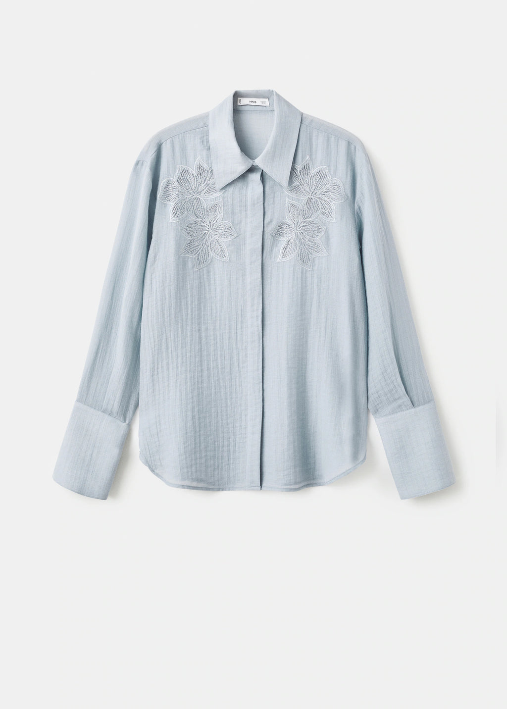 Embroidered Lyocell Blouse