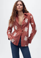 Embroidered Lyocell Shirt