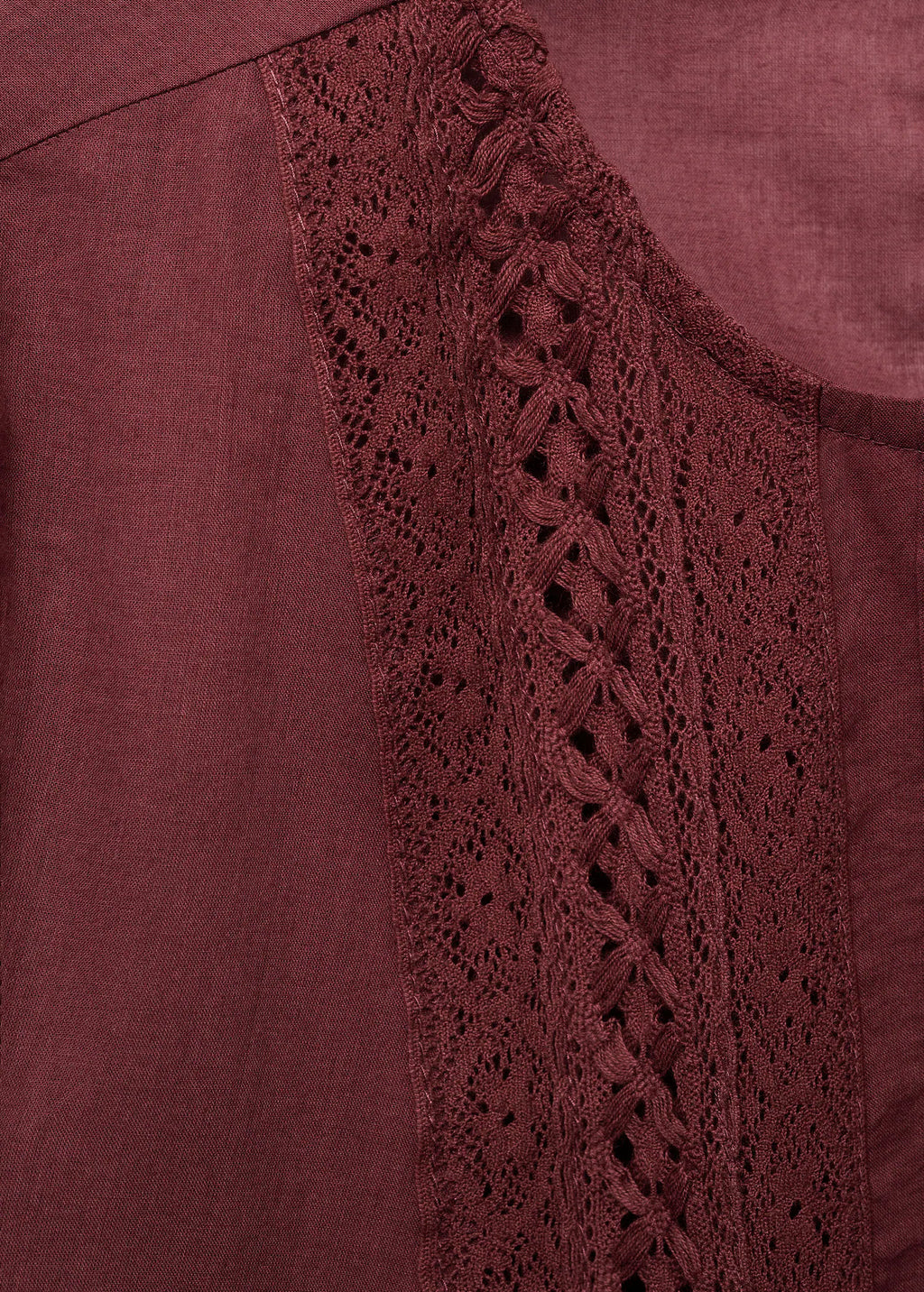 Embroidered Puff Sleeve Blouse