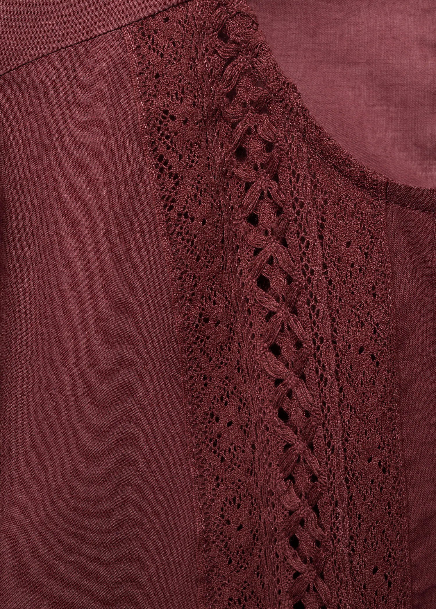 Embroidered Puff Sleeve Blouse