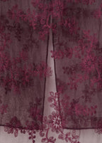 Embroidered Sheer Top