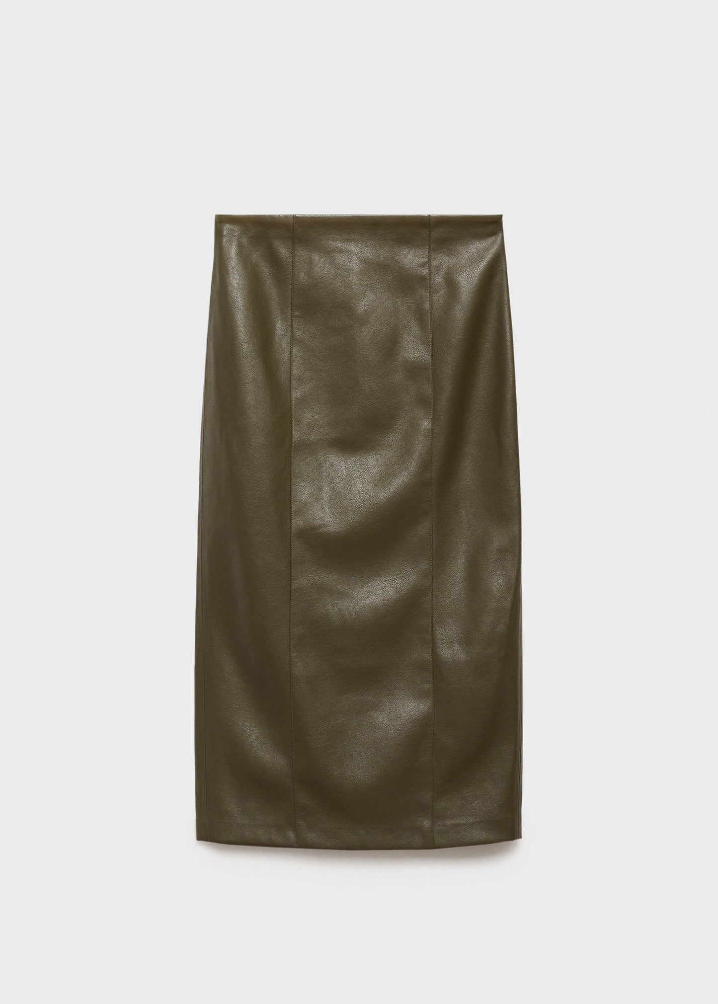 Faux Leather Pencil Skirt