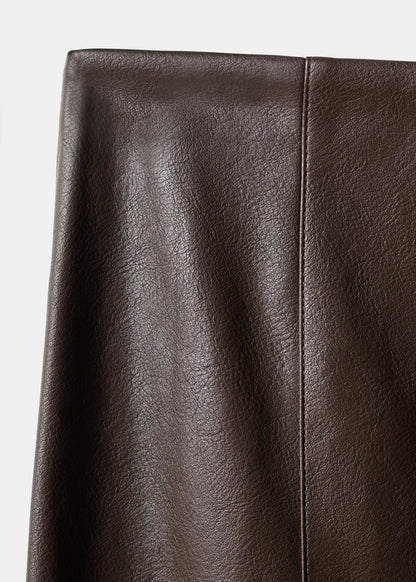 Faux Leather Pencil Skirt