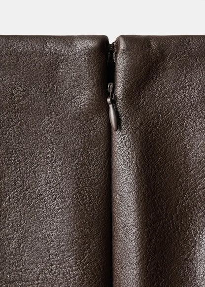 Faux Leather Pencil Skirt