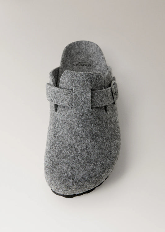 Felt Clog Slippers