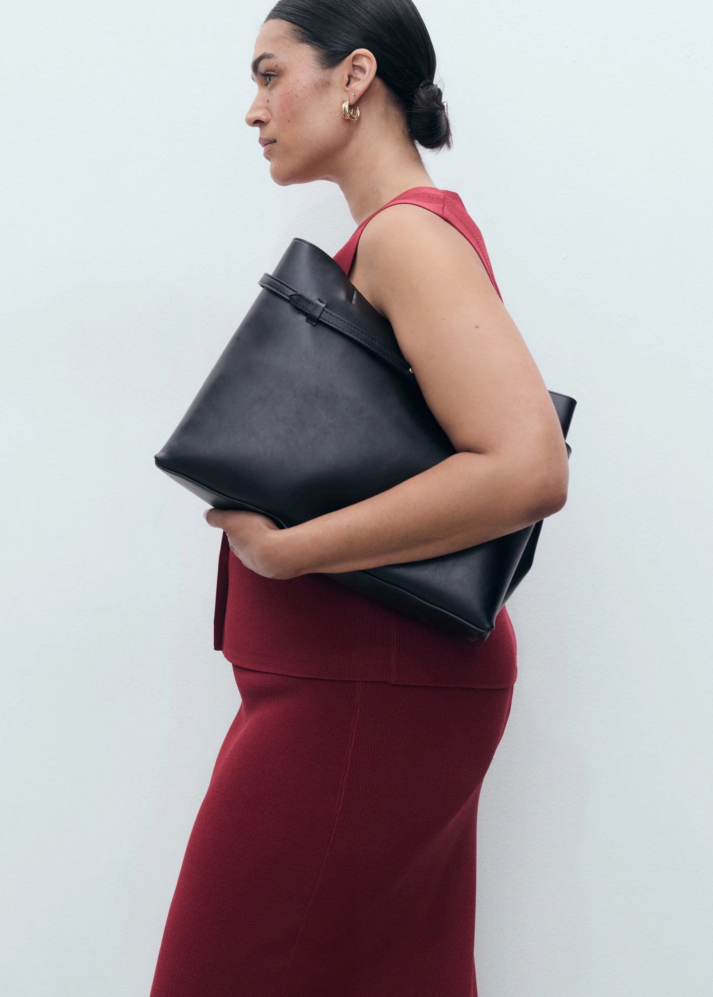 Fine Knit Midi Skirt