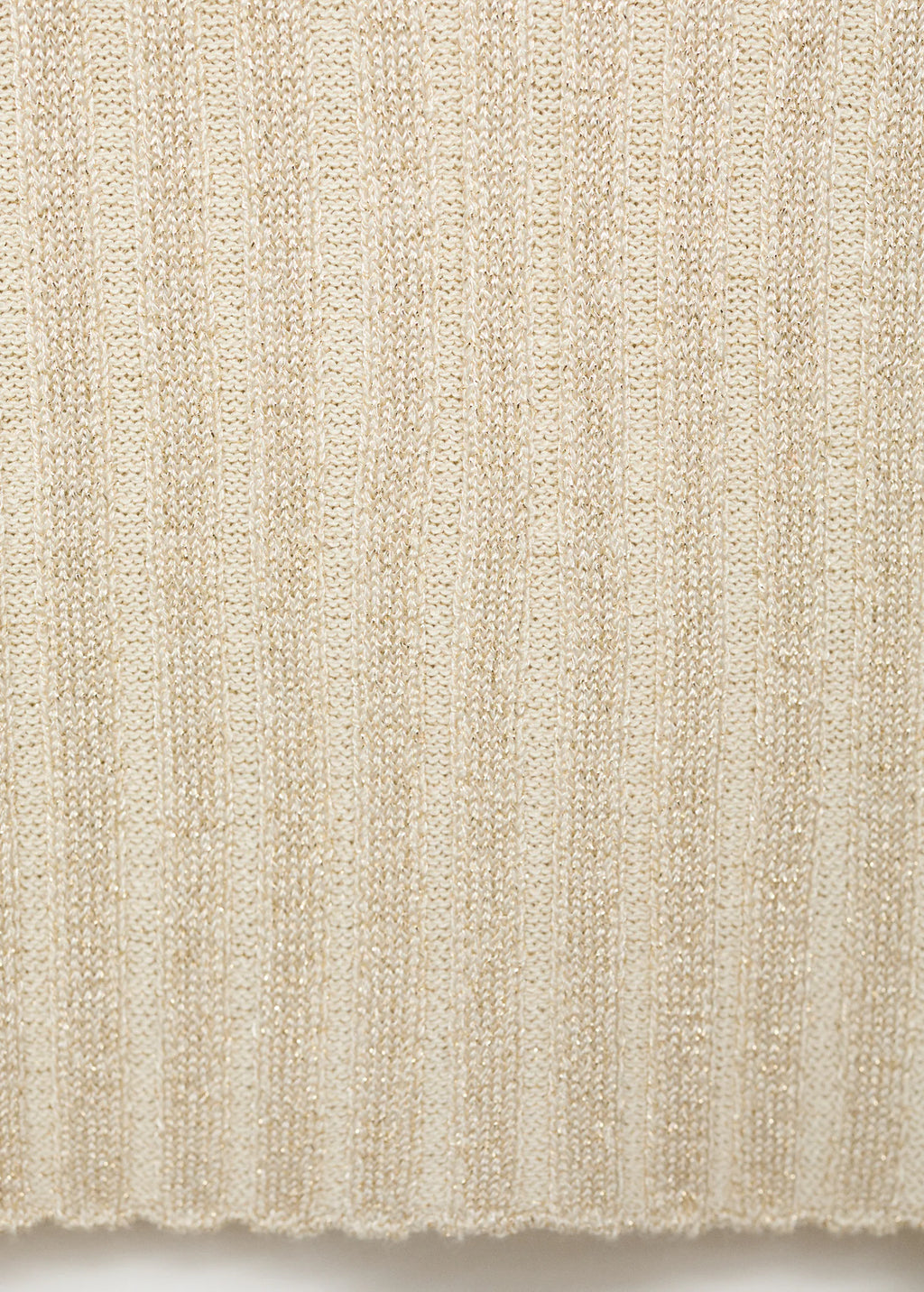 Fine Ribbed Knit Top