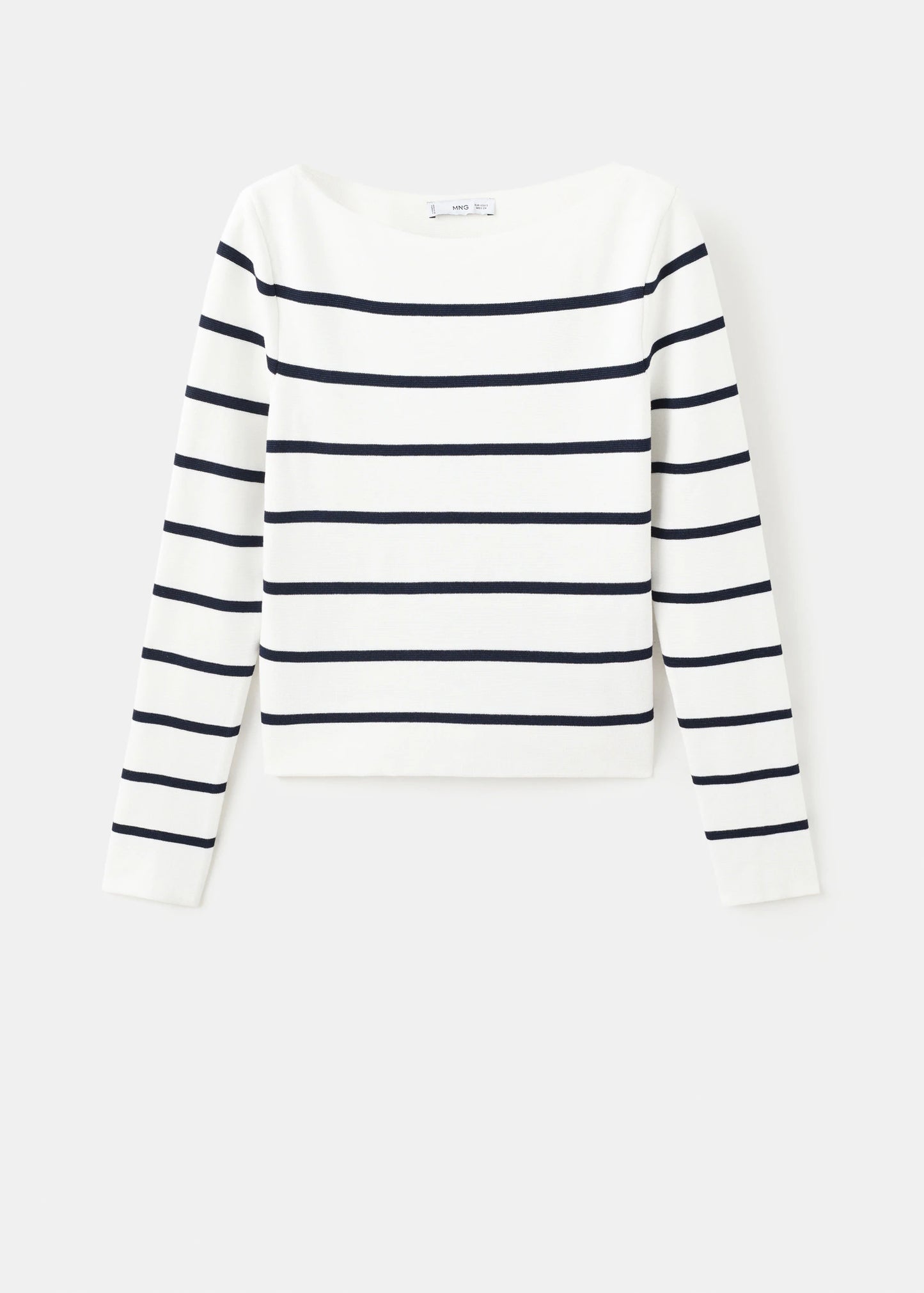Fine Knit Boat Neck Sweater