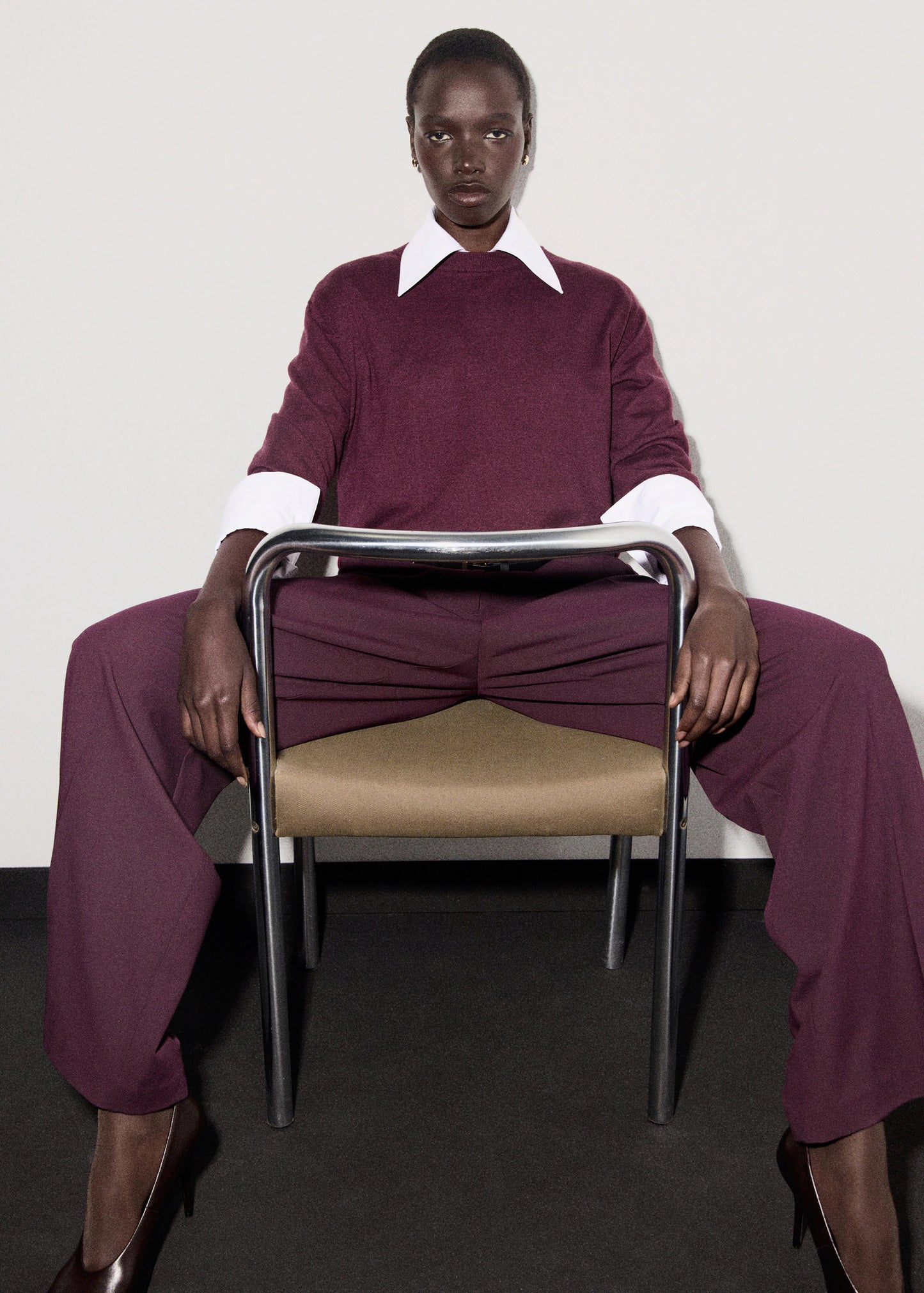 Fine Knit Crew Neck Sweater