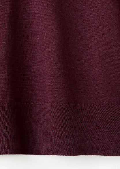 Fine Knit Crew Neck Sweater