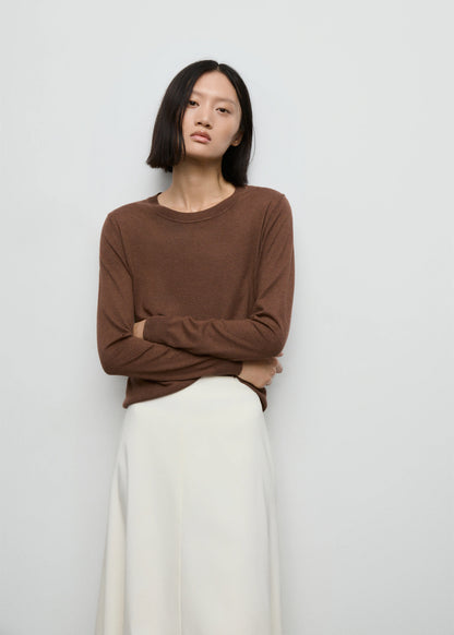 Fine Knit Crew Neck Sweater