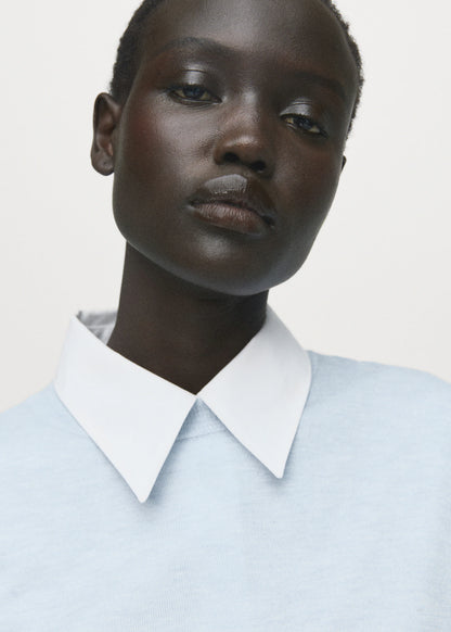 Fine Knit Crew Neck Sweater