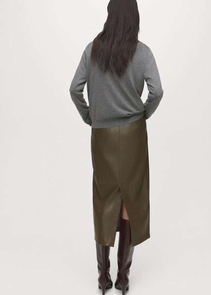 Fine Knit Crew Neck Sweater