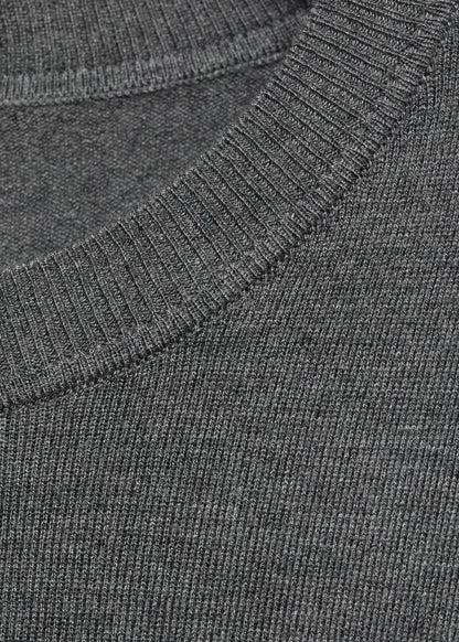 Fine Knit Crew Neck Sweater