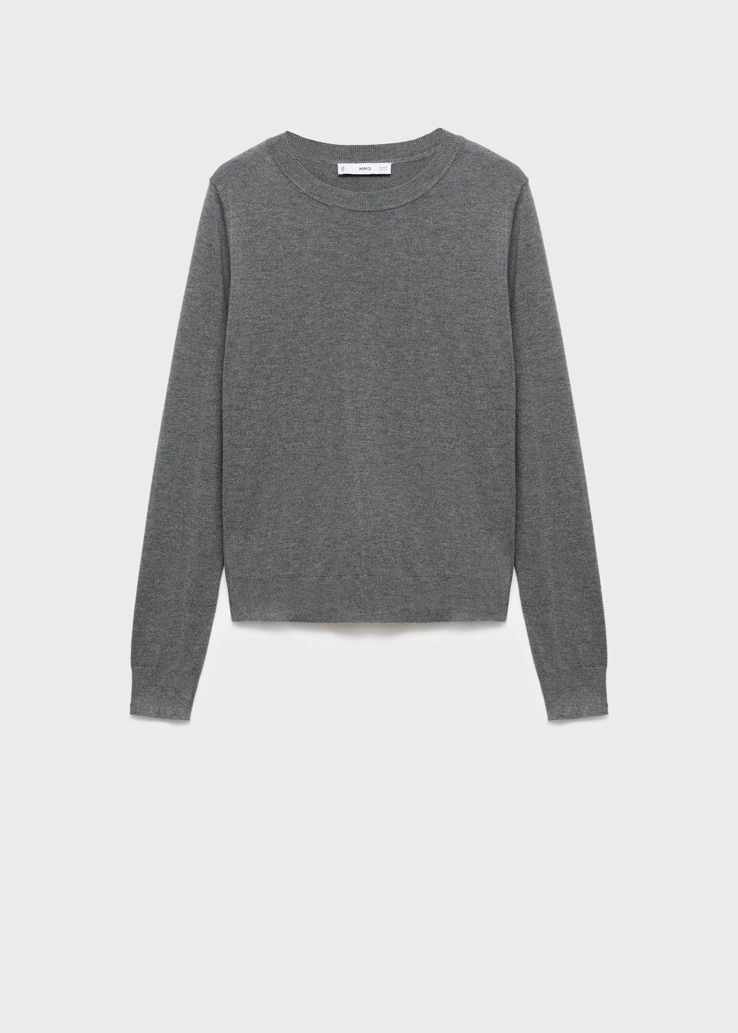 Fine Knit Crew Neck Sweater