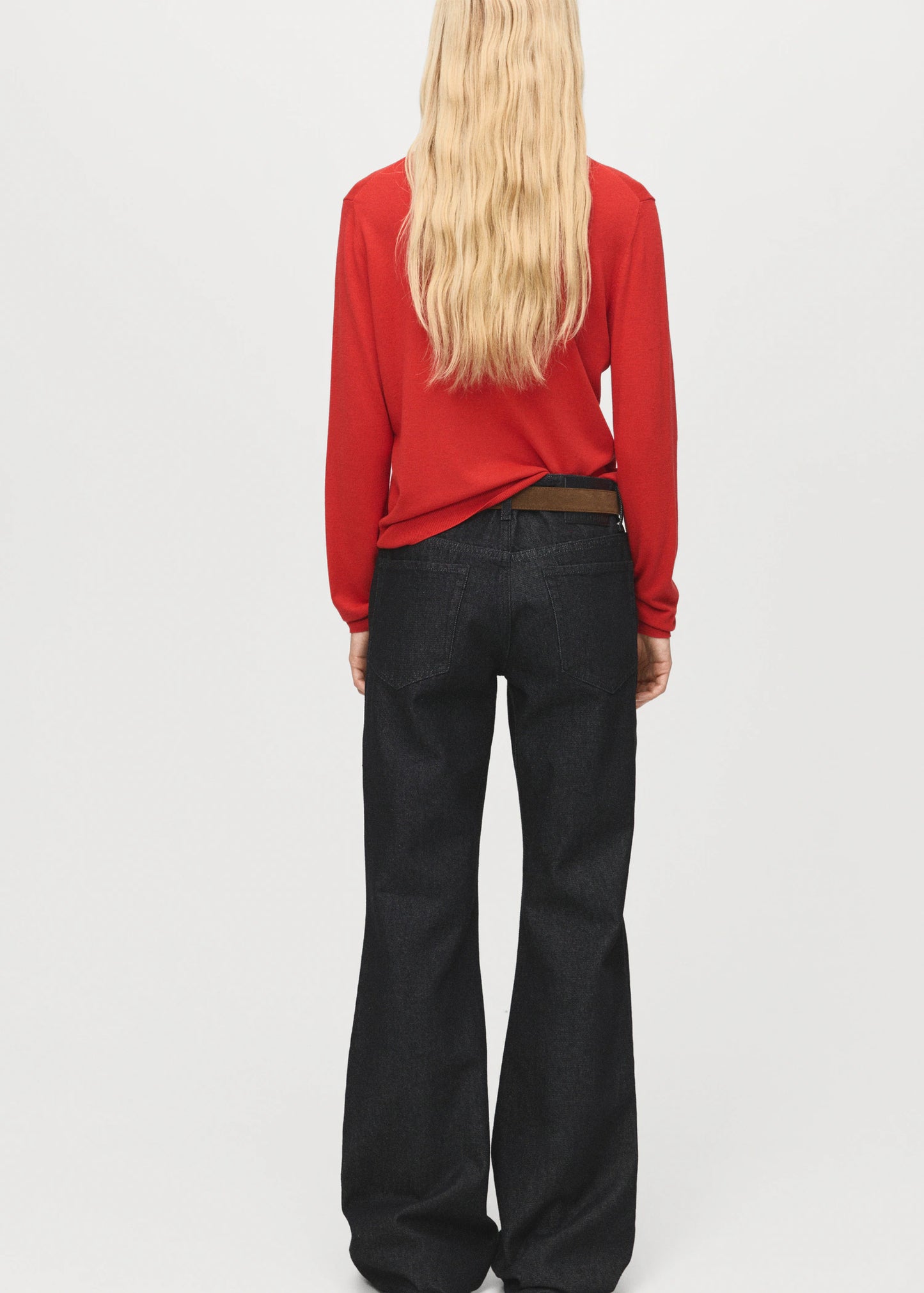 Fine Knit Crew Neck Sweater