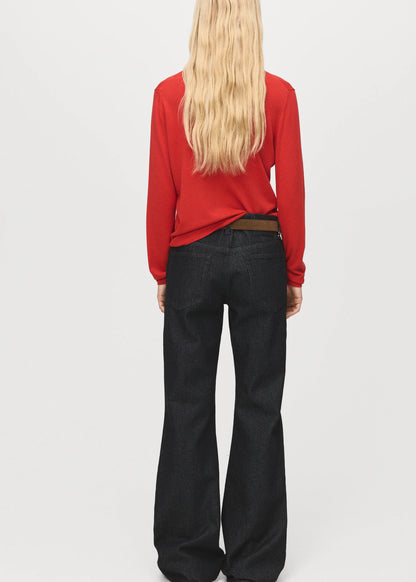 Fine Knit Crew Neck Sweater