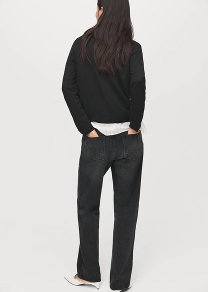 Fine Knit Crew Neck Sweater