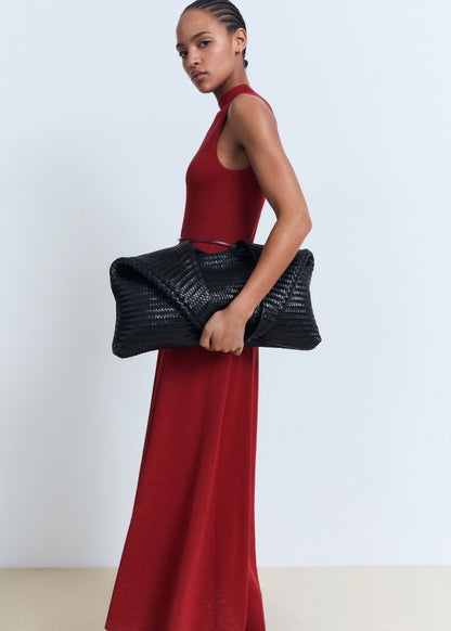 Fine Knit Flared Dress