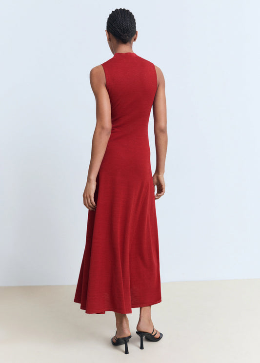 Fine Knit Flared Dress