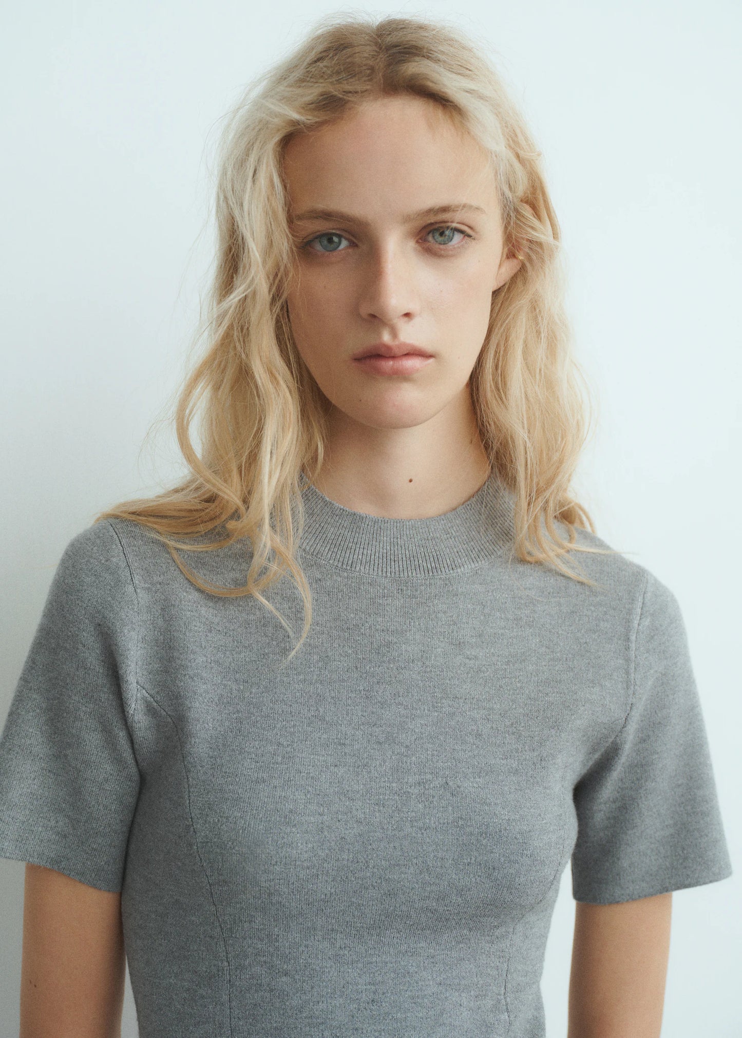 Fine Knit Flared Dress