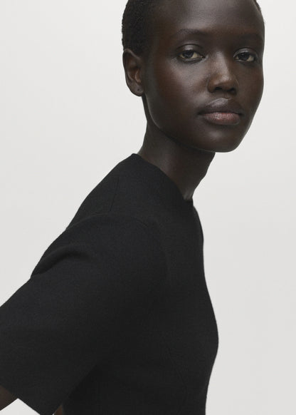 Fine Knit Flared Dress