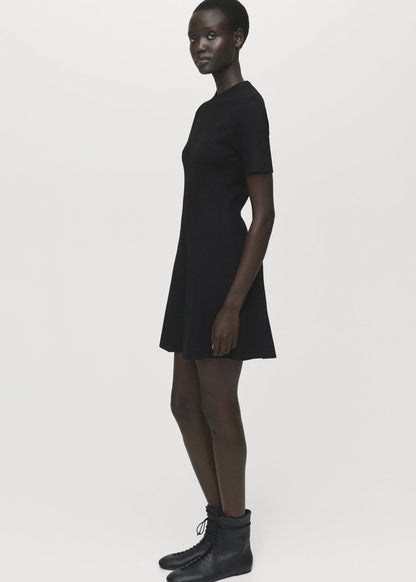 Fine Knit Flared Dress