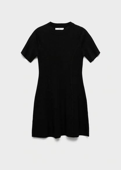 Fine Knit Flared Dress