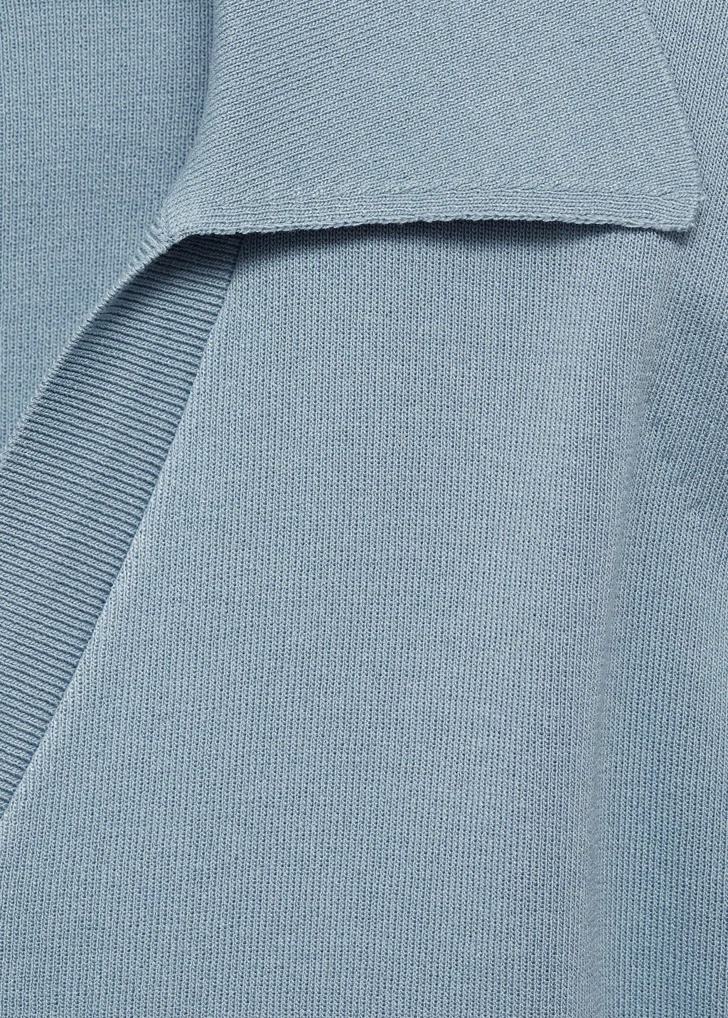 Fine Knit Shoulder Padded Waistcoat