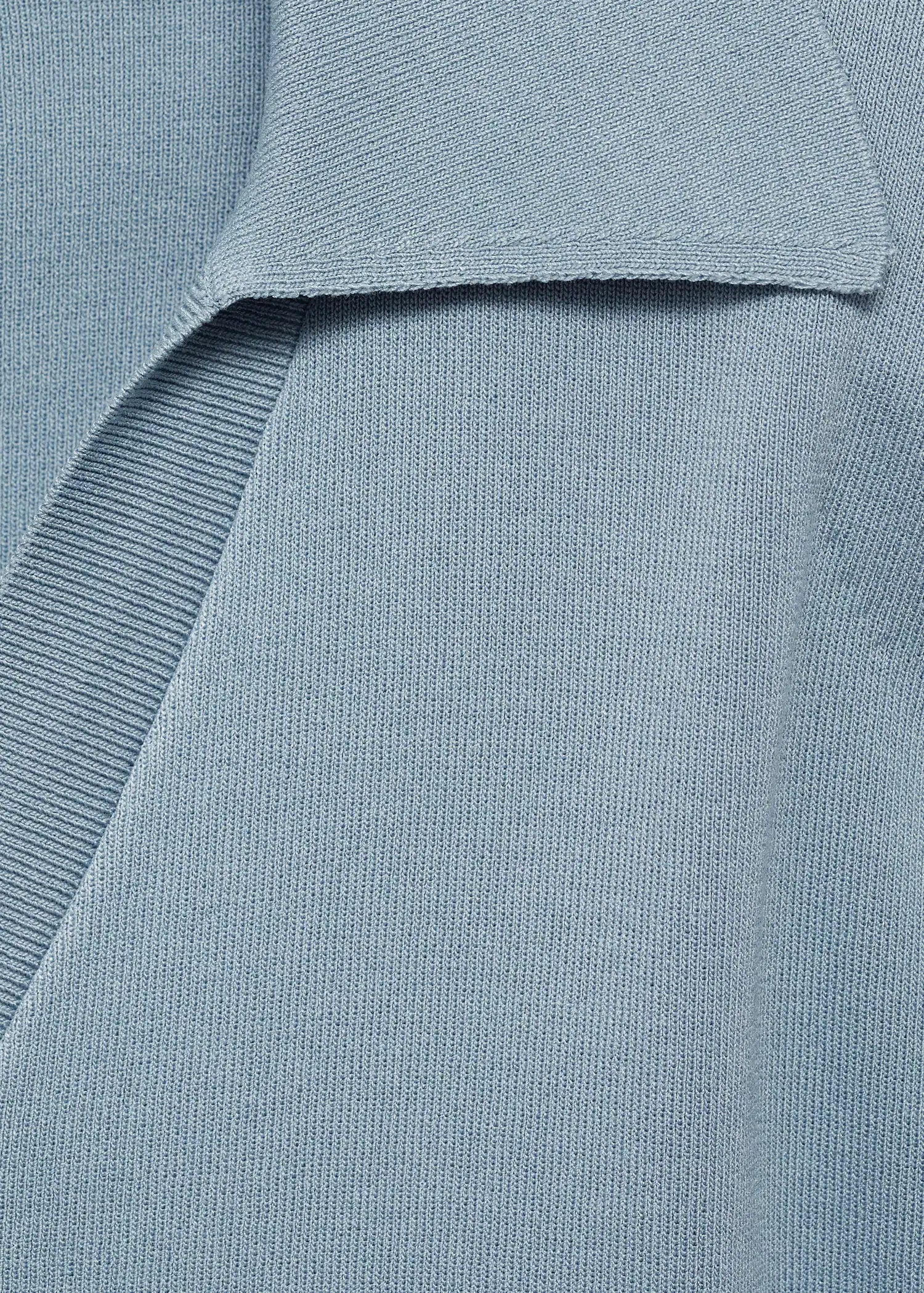 Fine Knit Shoulder Padded Waistcoat