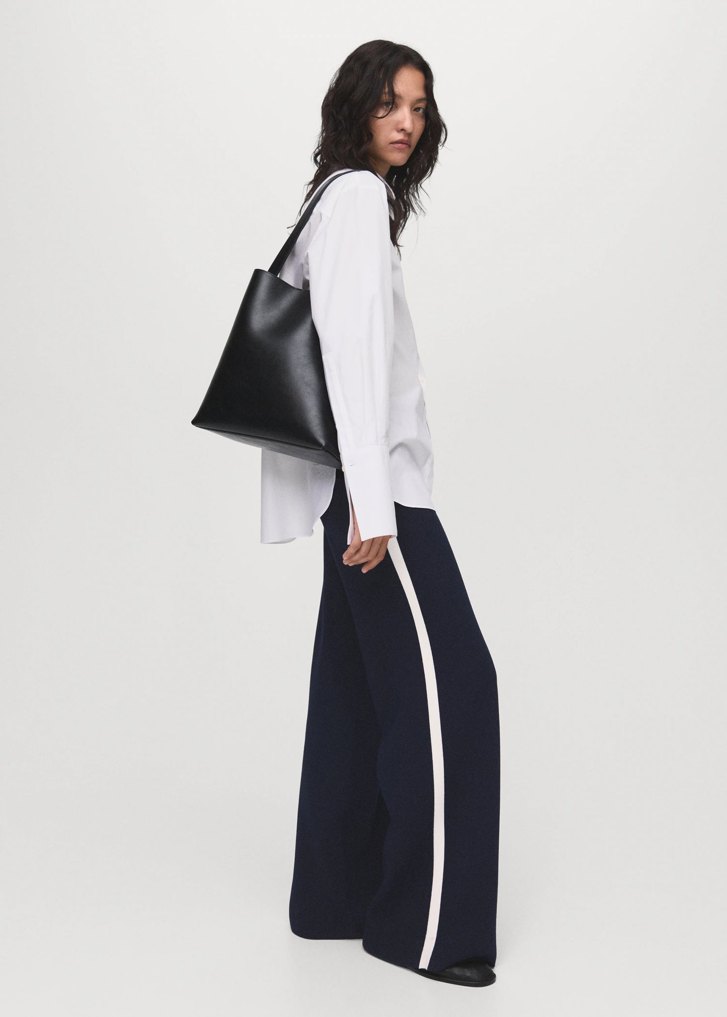 Fine Knit Straight Fit Trousers