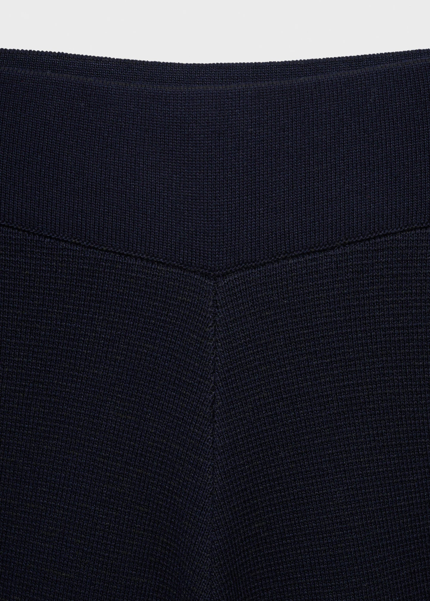 Fine Knit Straight Fit Trousers