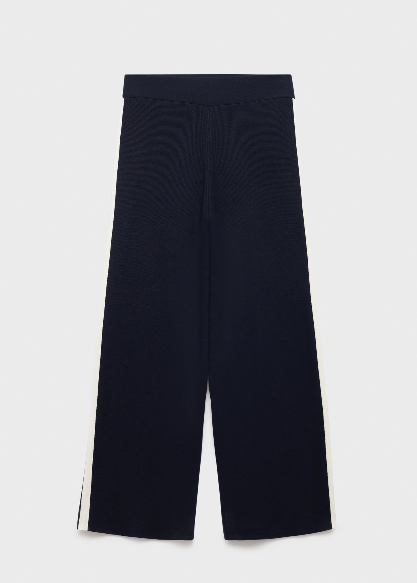 Fine Knit Straight Fit Trousers
