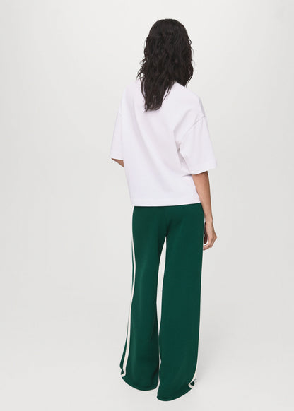 Fine Knit Straight Fit Trousers