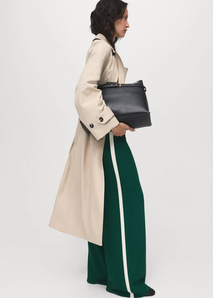 Fine Knit Straight Fit Trousers