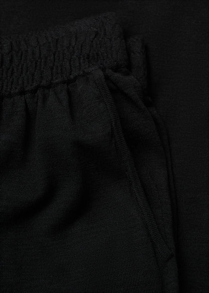 Fine Knit Straight Fit Trousers