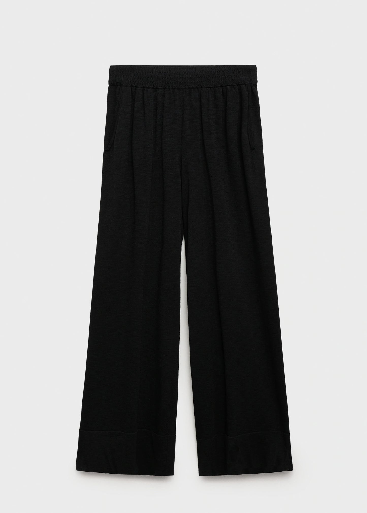 Fine Knit Straight Fit Trousers