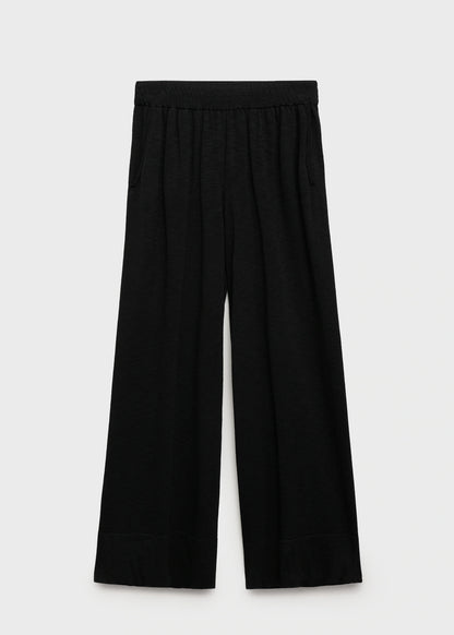 Fine Knit Straight Fit Trousers