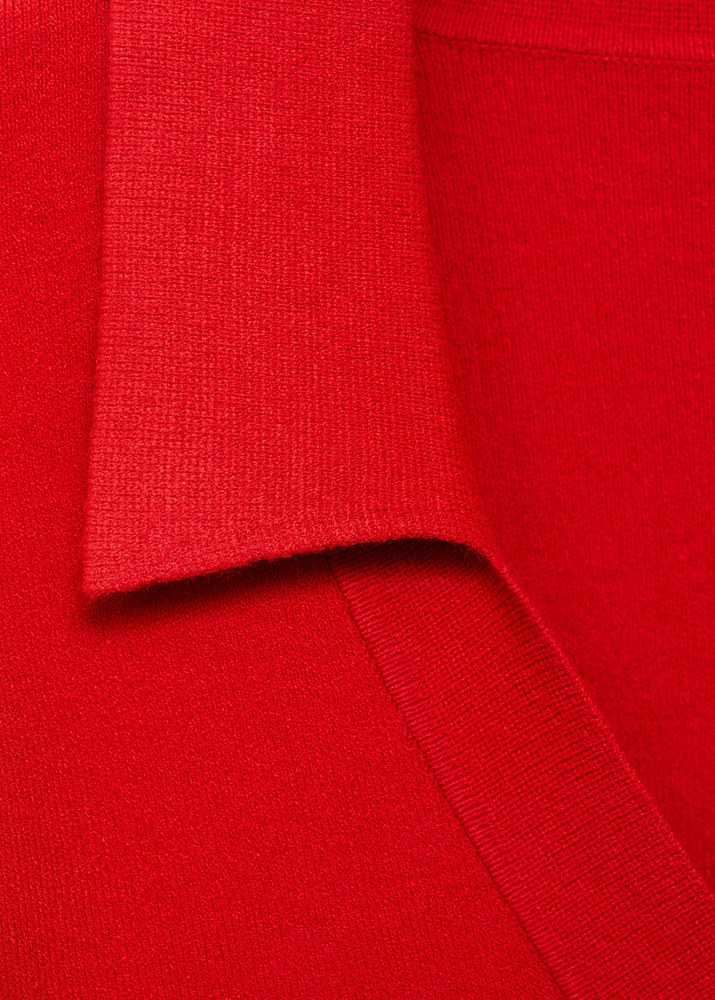 Fine Knit V Neck Sweater