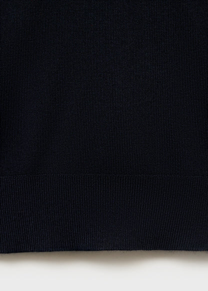 Fine Knit V Neck Sweater