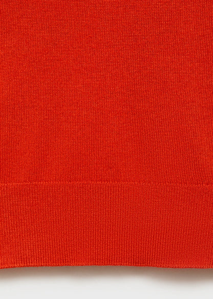 Fine Knit V Neck Sweater