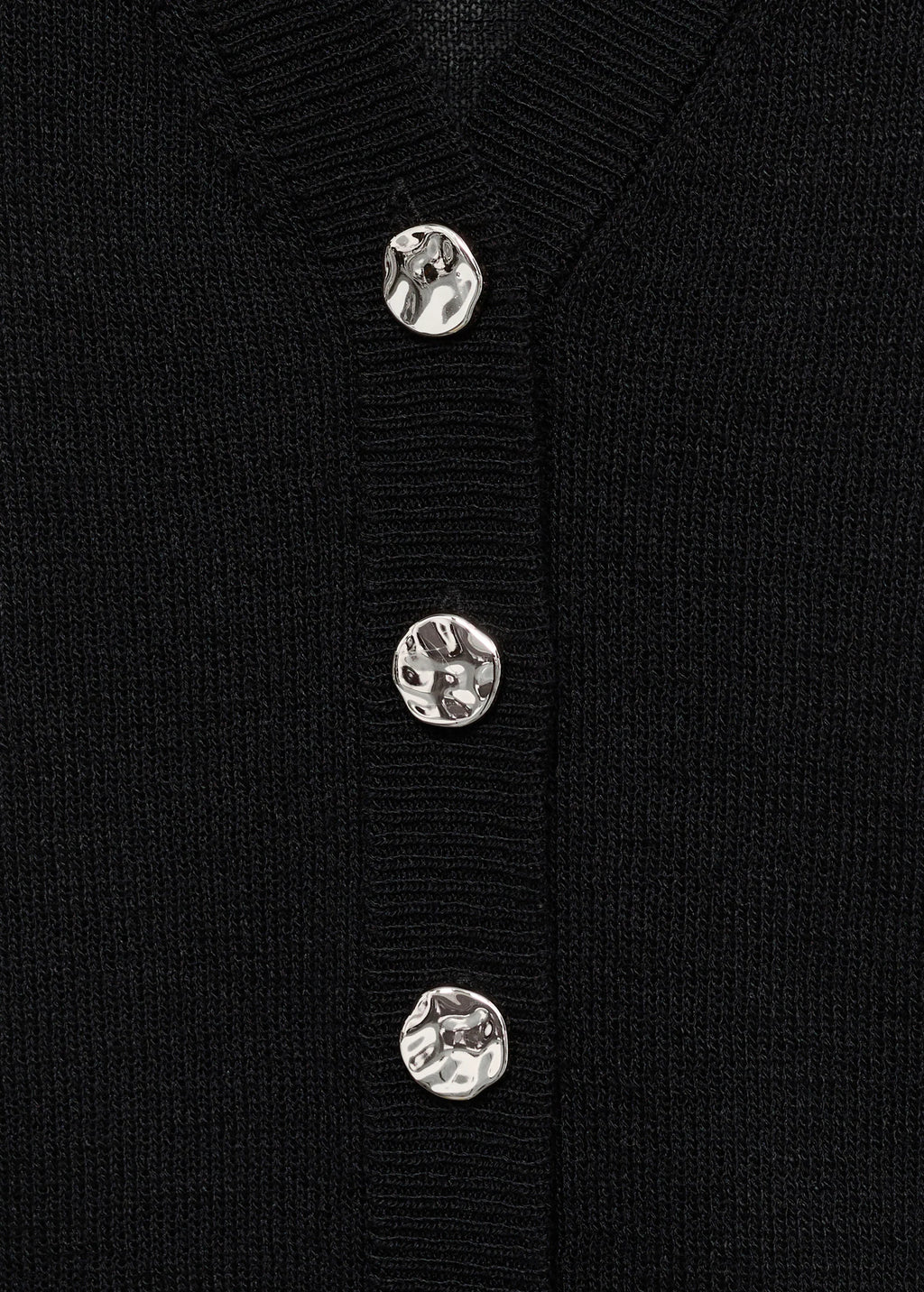 Fine Knit Waistcoat With Buttons